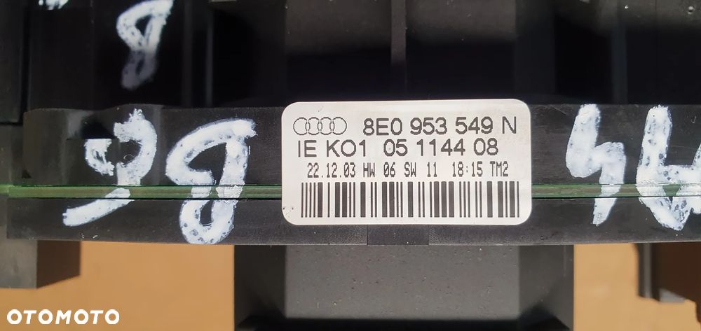 Przełącznik zespolony manetki pająk Audi A4 B6 4E0953521 4E0953503A 8E0953549N - 9