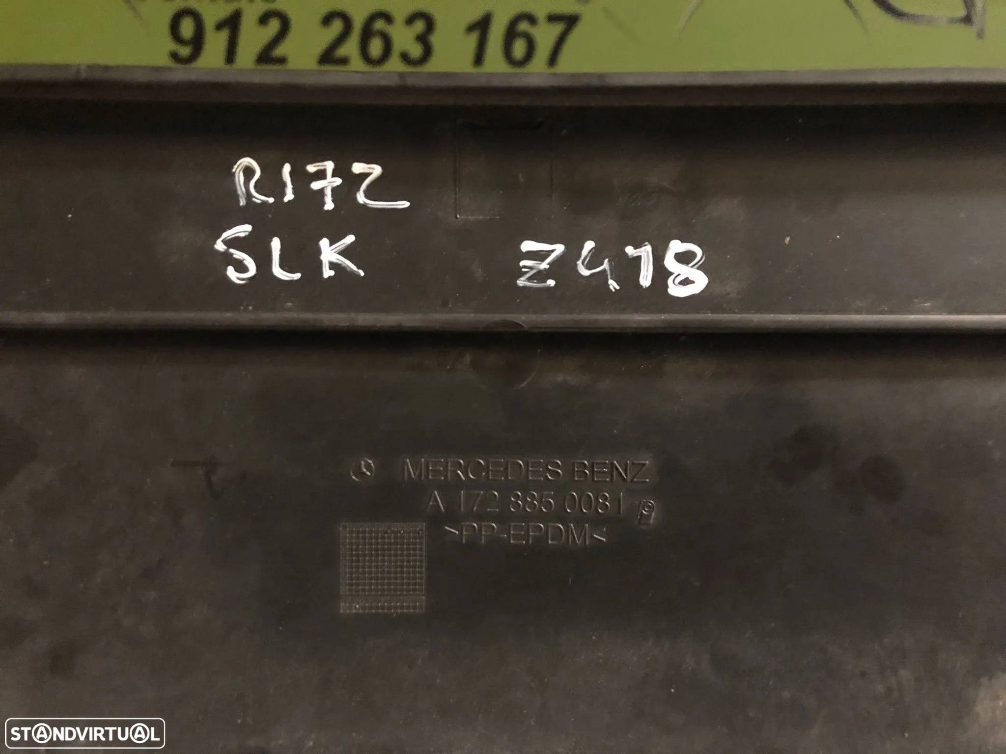 MERCEDES SLK R172 PLACA PLASTICO MATRÍCULA - Z418 - 6