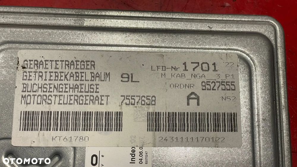 Komputer, sterownik silnika BMW 7555361 - 4