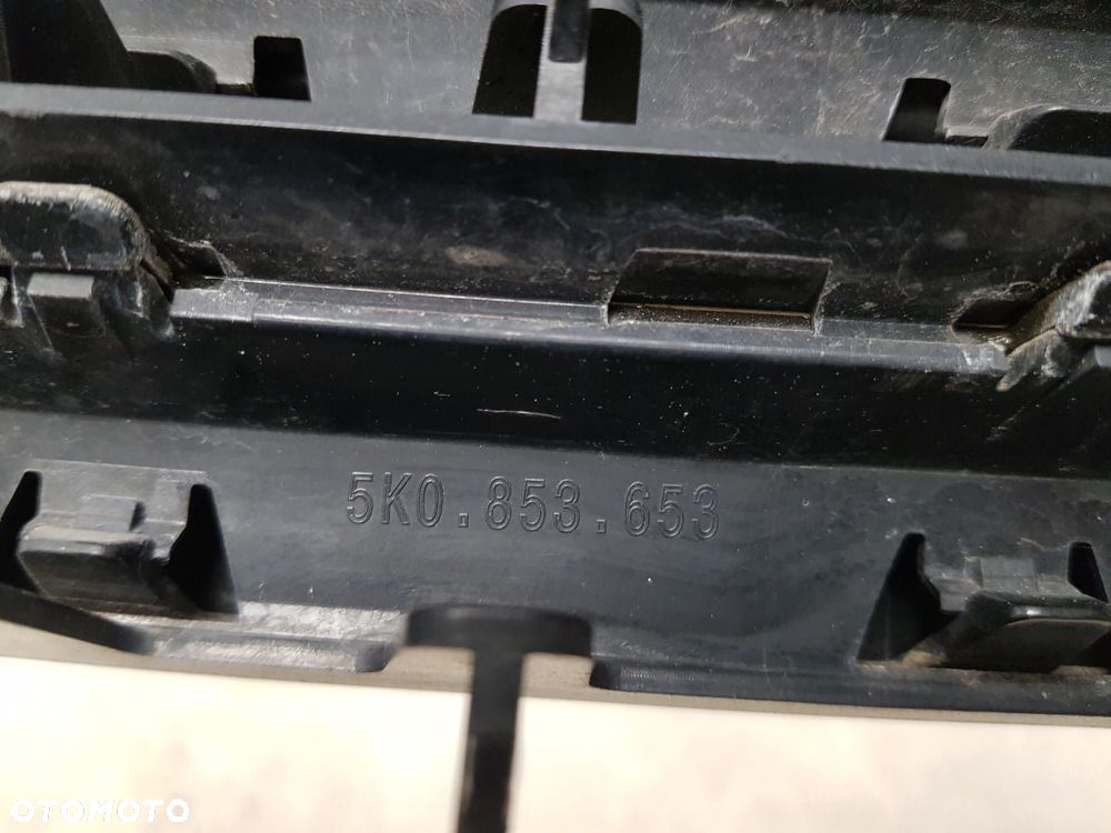 GRILL ATRAPA VW GOLF VI 6 08-16 5K0853653  ŁADNY CZARNY POŁYSK - 6