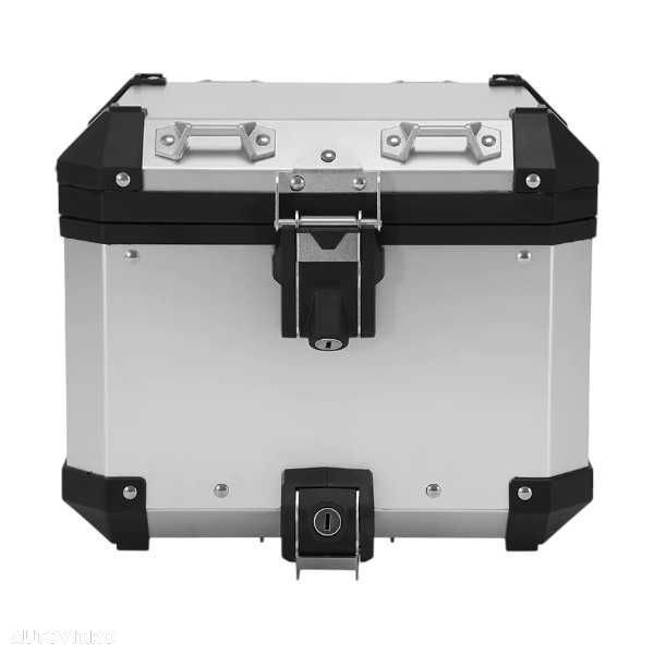 Top Case cutie Aluminiu 38L BMW R1200GS R1250GS F850GS A2125 ARGINTIE - 3