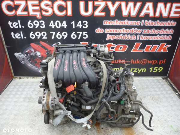 SILNIK NISSAN QASHQAI 2.0 16V MR20DE 128 TYS