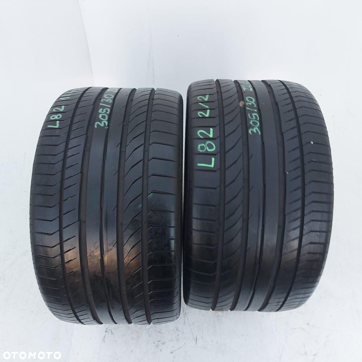 2X LETNIE 305/30/R19 CONTINENTAL CONTI SPORT 7MM - 1