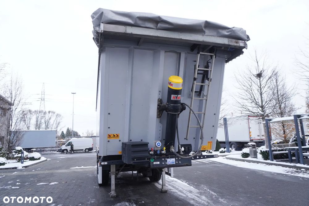 Wielton NW-3 / waga 6,2 t / poj. 38m3 / elek. dach / Teflon / 50 naczep r.2021 - 14