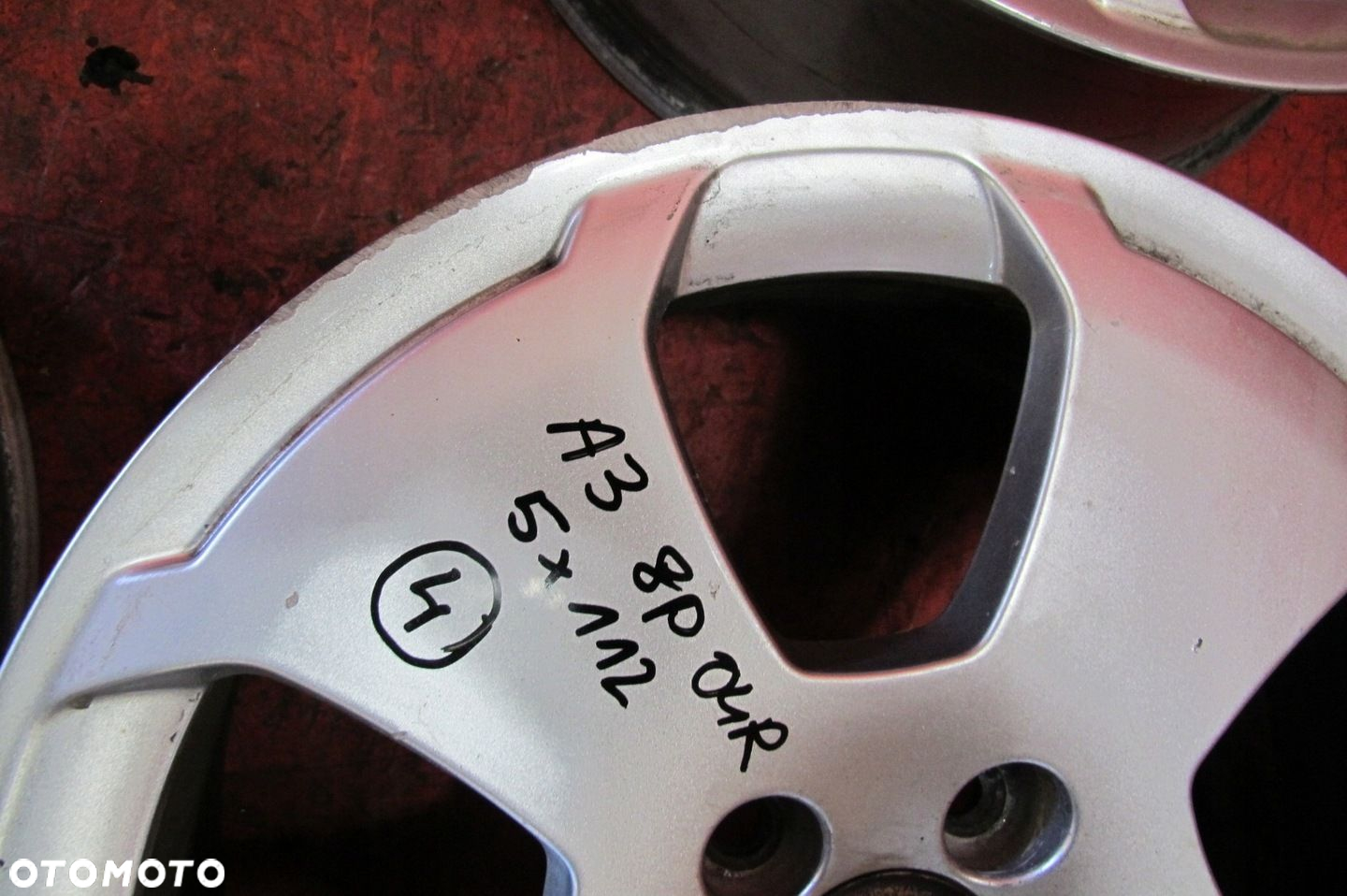 AUDI A3 8P 8P1 FELGI ALUMINIOWE 17 7.5J 5x112 ET56 8P0601025C KOMPLET - 9