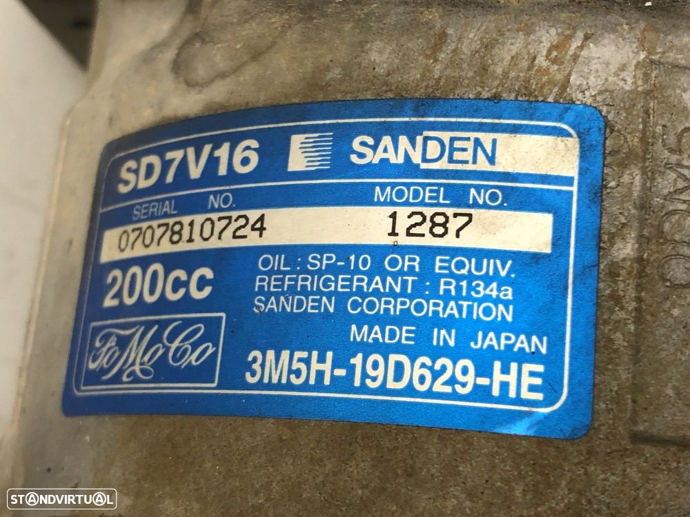 Compressor de ar condicionado Usado VOLVO C30 2.0 D | 10.06 - 12.12 REF. 3M5H-19... - 5