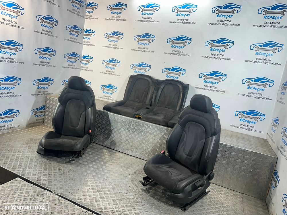 .Conjunto Bancos Originais S-Line Audi TT 8J Pele Alcantara 2006 - 2014 - 5