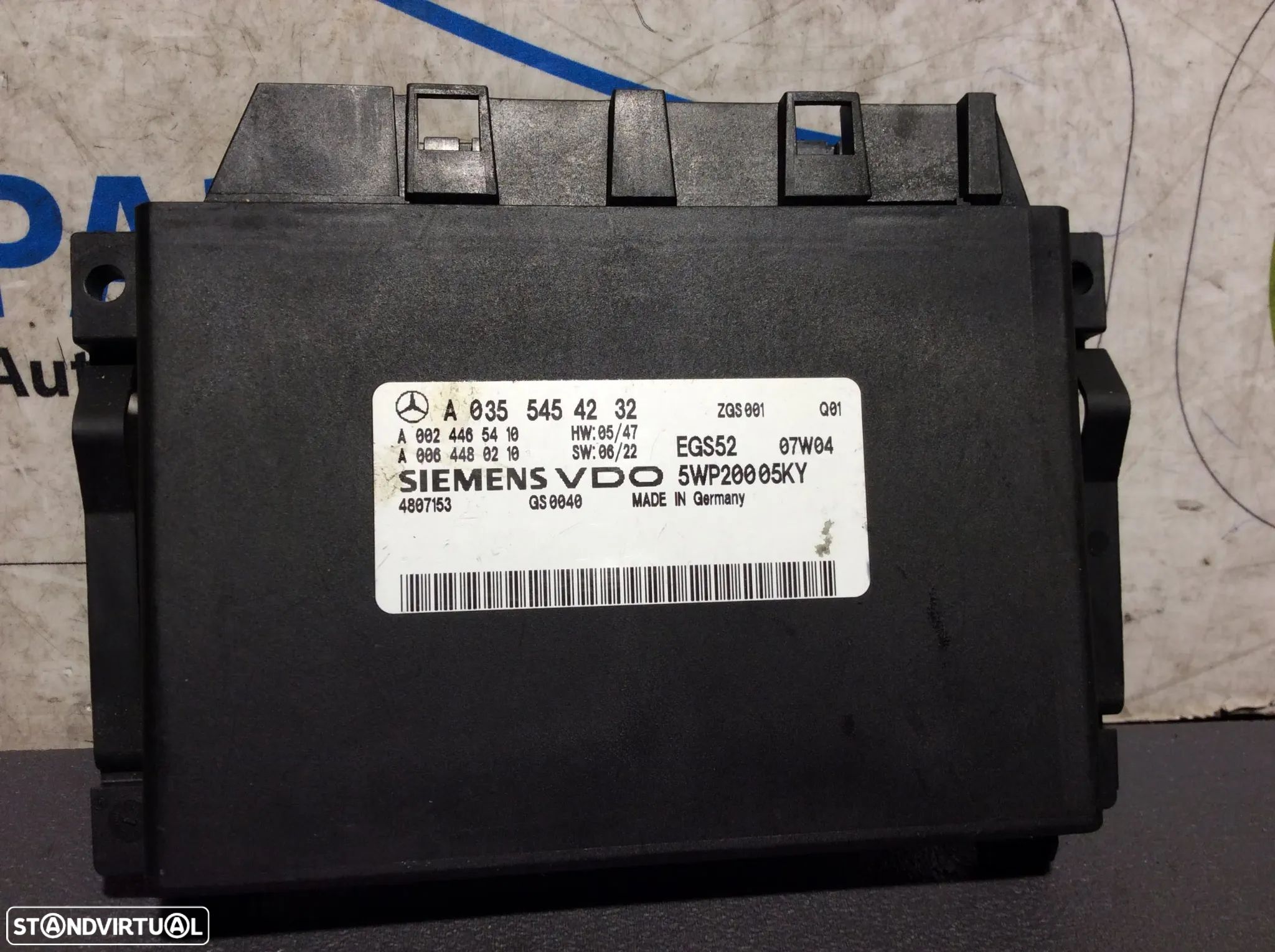 Modulo Caixa Velocidades Mercedes E220 CDi ano 2002 a 2009 A0355454232 - 1