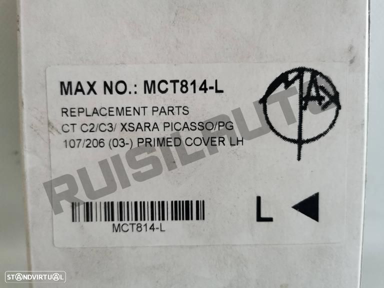 Capa Espelho Esquerdo 815_242 Peugeot 206 [1998_2012] 1.9 D - 4