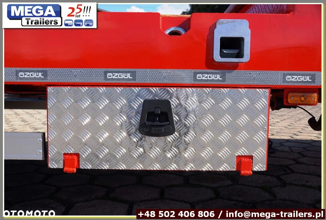 Mega Niskopodwozie 3 osie, 58 T DMC, dł. 910 cm, oś skrętna !!! - 40