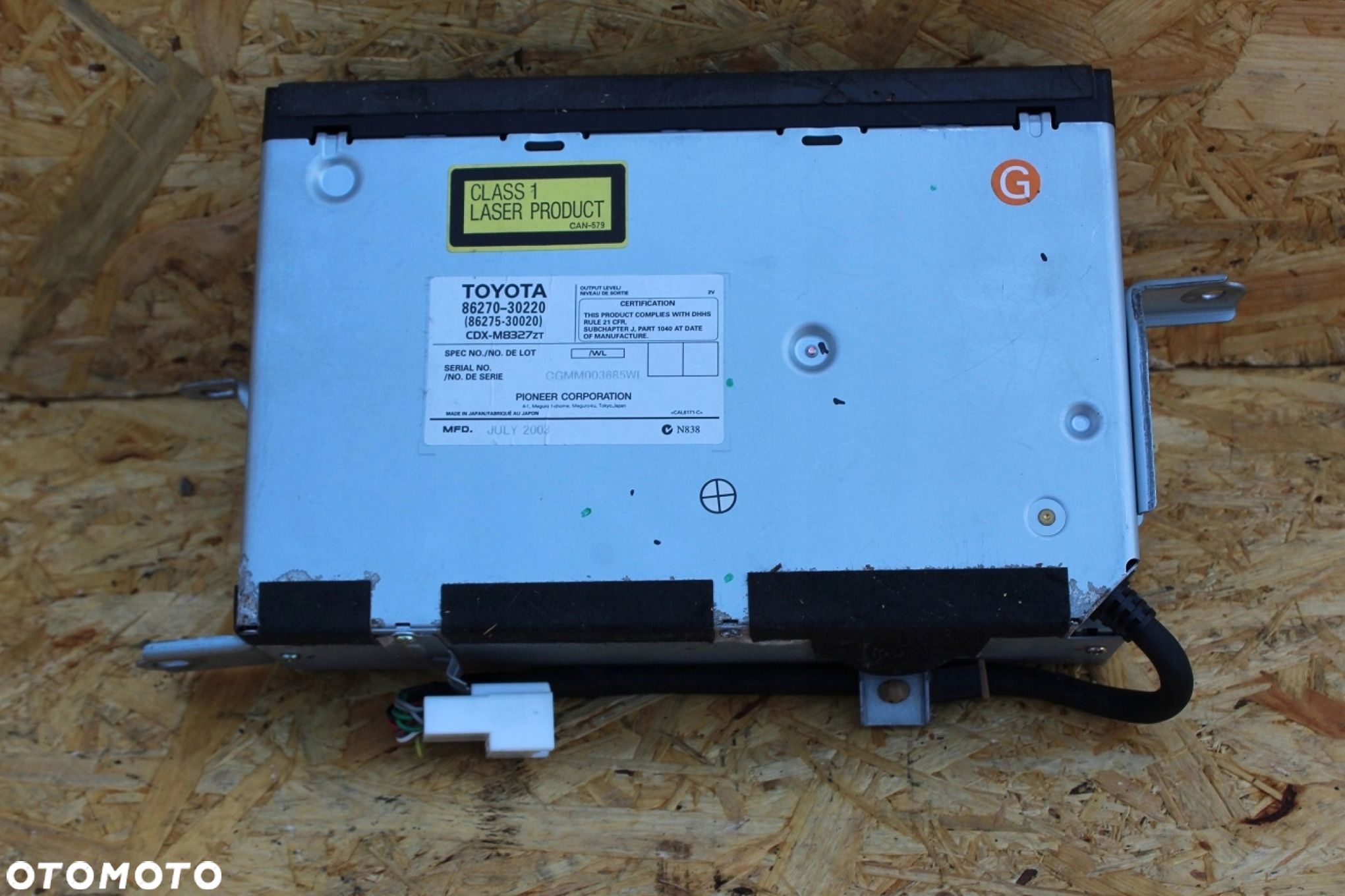 Zmieniarka CD Lexus GS300 86270-30220 - 3