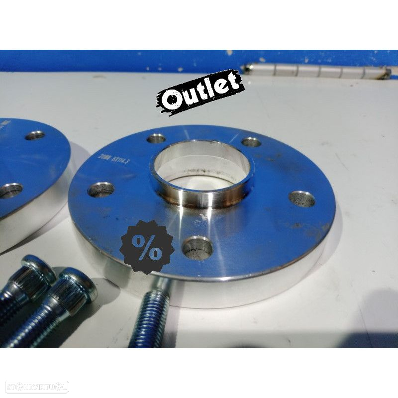 S003422P1 ESPAÇADORES ALARGADORES 20MM 5X114,3 Ø 60,0 N M12X1,50 - 6