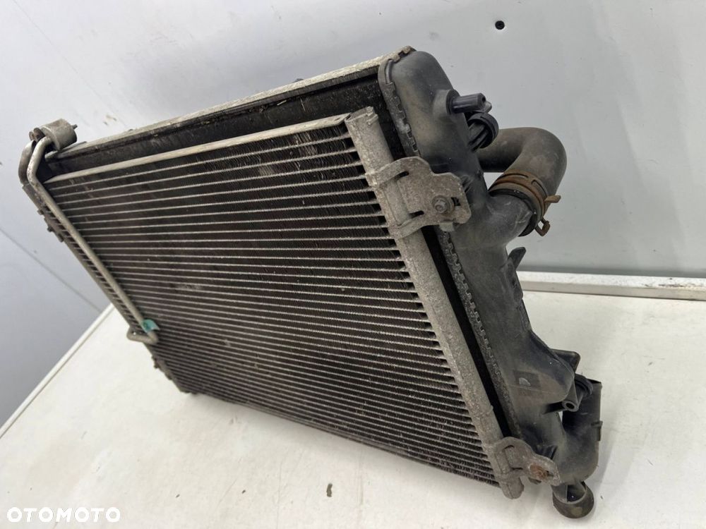 Chłodnica wody Renault Scenic I Megane I 96-03r 1.4b 1.6b klimatyzacji wiatrak KOMPLET 8200125769 - 8