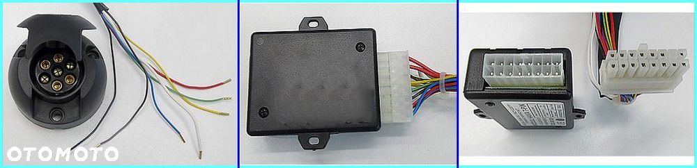 HAK HOLOWNICZY DO MERCEDES W203 S203 C-KLASA MODUŁ 7 PIN ADAPTER 7 NA 13 P - 14
