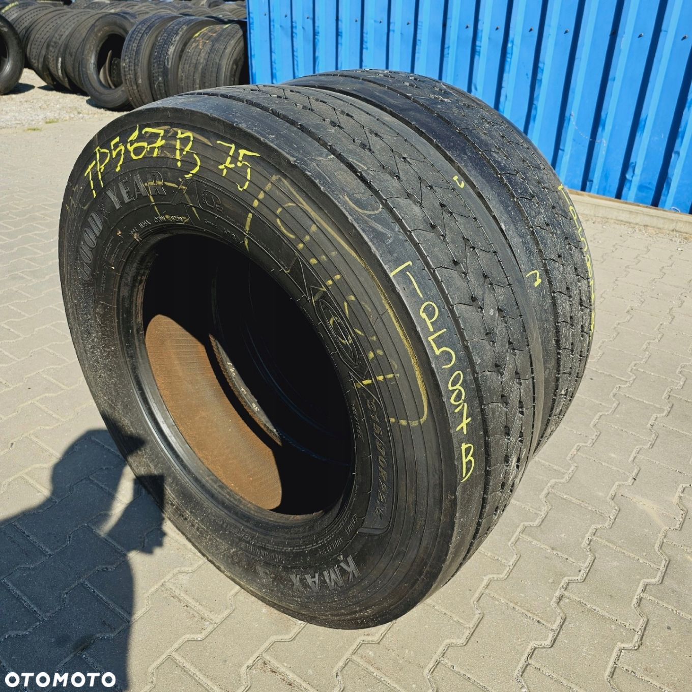 315/70R22,5 GOODYEAR KMAX S HL GEN-2 11-12mm PARA OPON PRZÓD TP587A - 5