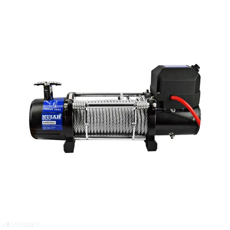 troliu HUSAR WINCH BST S 13000lbs (trage 5897kg) cu dispozitiv rulare corecta cablu - 2