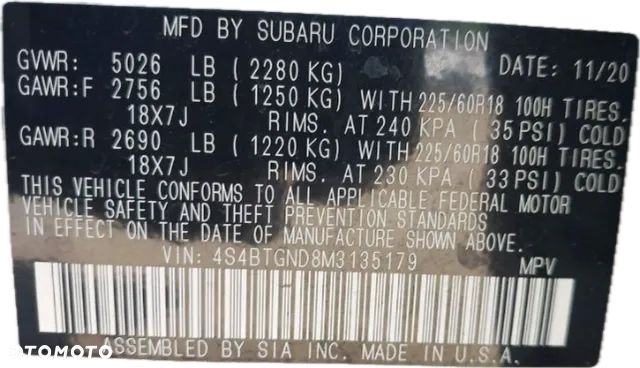 Subaru Outback - 34