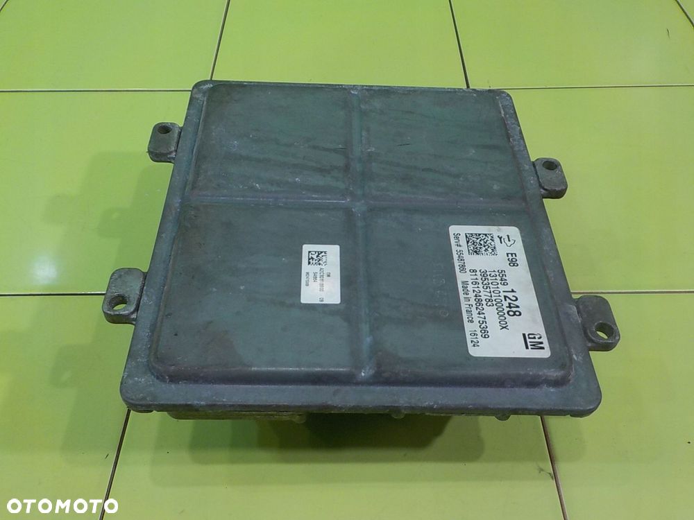 OPEL ZAFIRA C 1.6 CDTI 16r 5D sterownik komputer silnika 55491248 395357783 - 2
