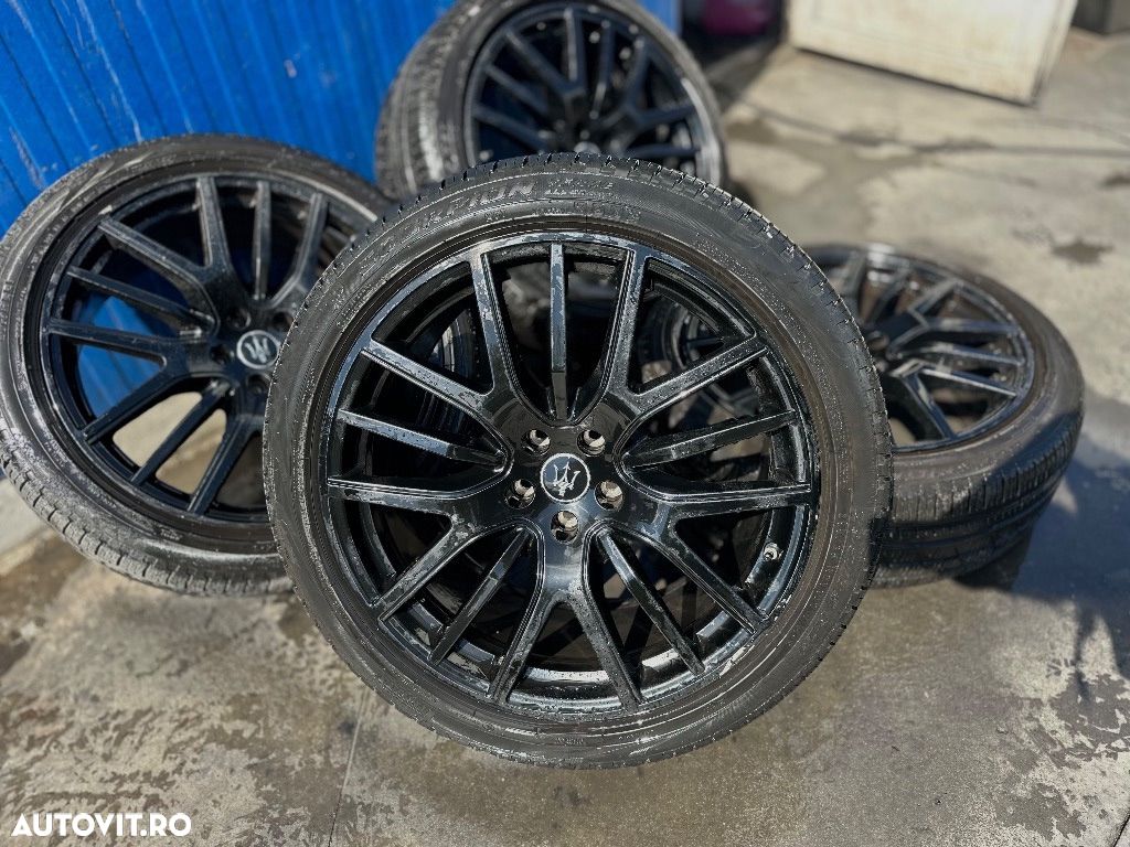 Jante aliaj roti anvelope MASERATI LEVANTE 265/40 295/35 R21 all season M+S iarna vara 2017 2018 2019 2020 - 1