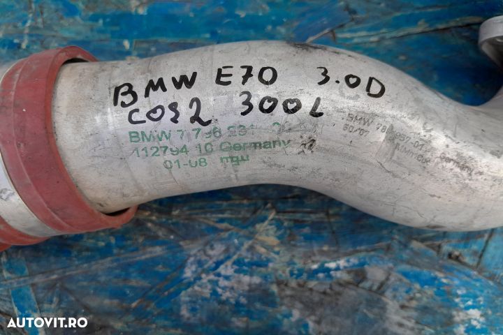 Furtun intercooler 11279410 7796291 11279410 7796291 BMW X5 E70 [2006 - 3