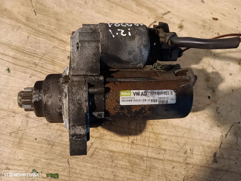 MOTOR DE ARRANQUE SEAT IBIZA 6L VOLKSWAGEN POLO 9N 1.2i 12V 6V 02T911023S - 4