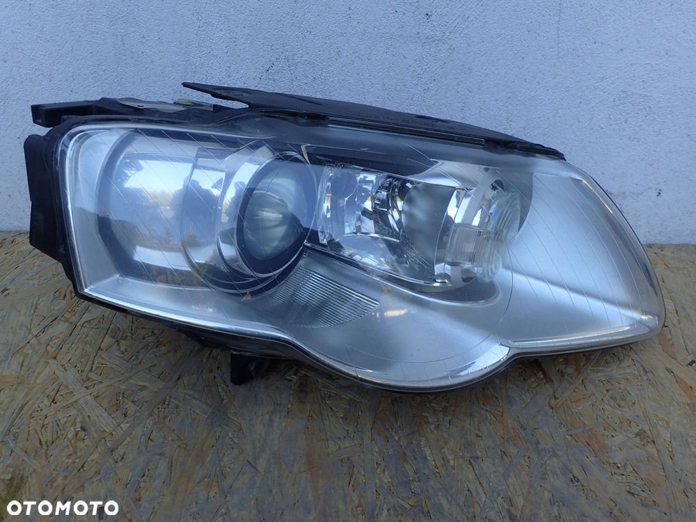 passat b6 lampa prawa przód bi-xenon 3c0941752k eu - 7
