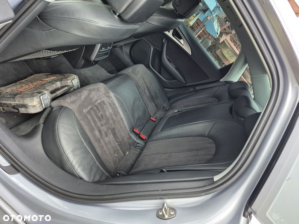 Fotele fotel kanapa boczki audi a6 c7 sedan skóra ancantara grzane - 3