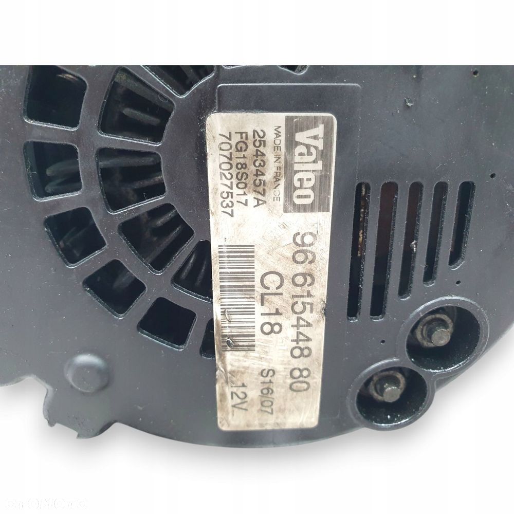 ALTERNATOR Citroen C4 Picasso 2.0 HDi 9661544880 Valeo - 8