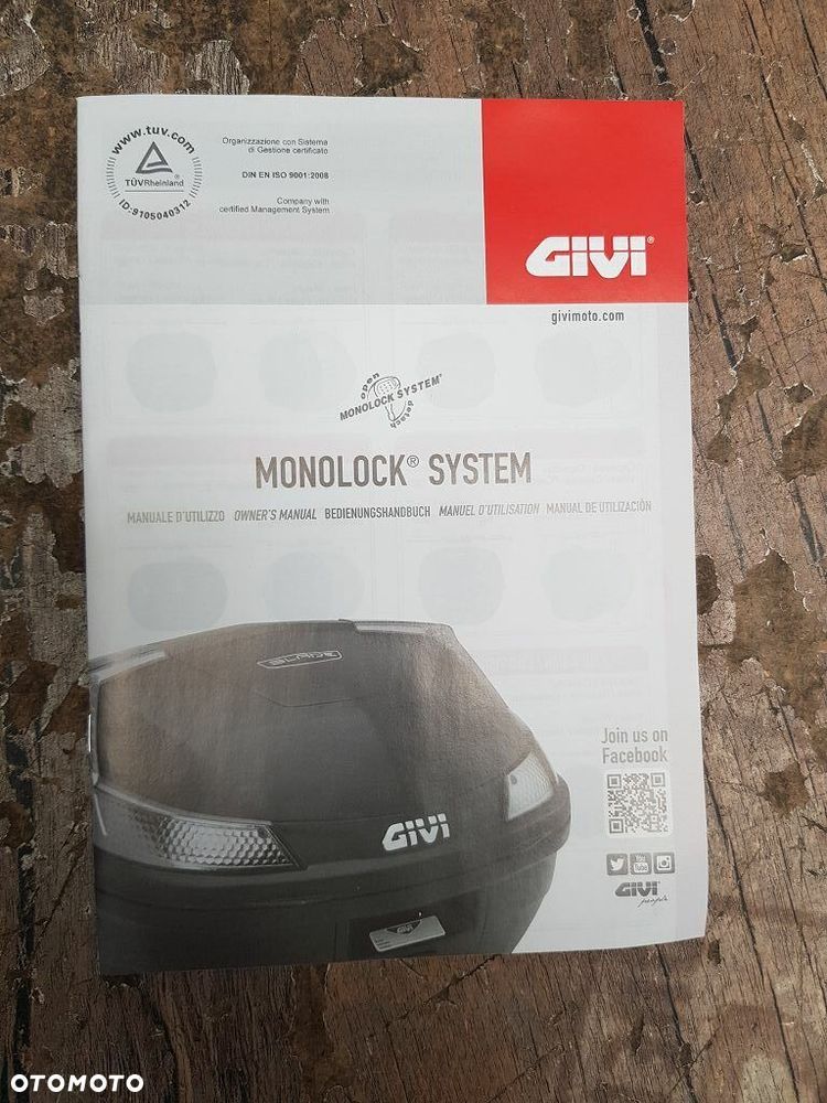 Płyta pod kufer centralny Givi Monolock Z113BKIT - 6