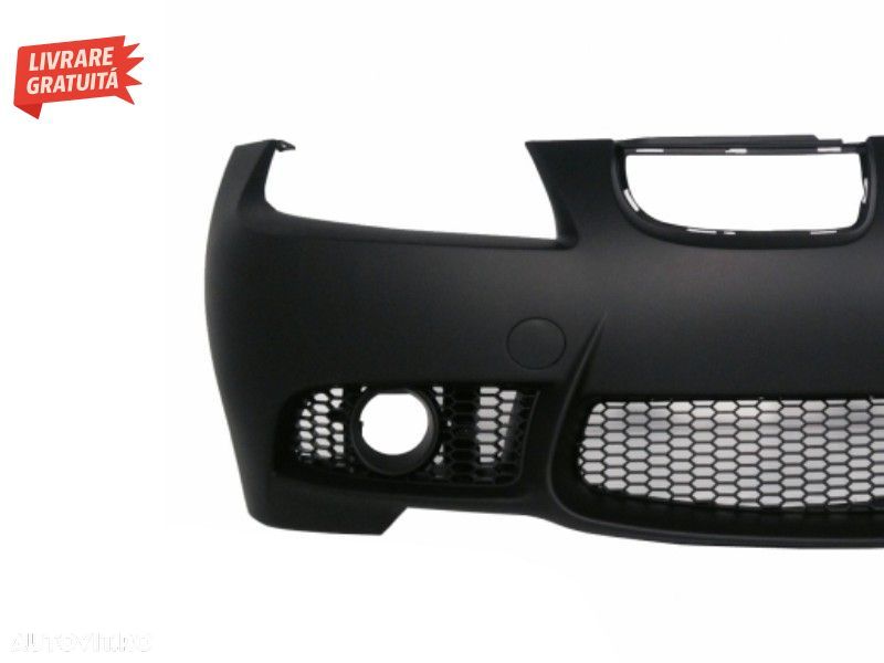 Pachet Exterior BMW Seria 3 E90 (2004-2008) Non LCI M3 Design Bara Spate Fata cu P- livrare gratuita - 4