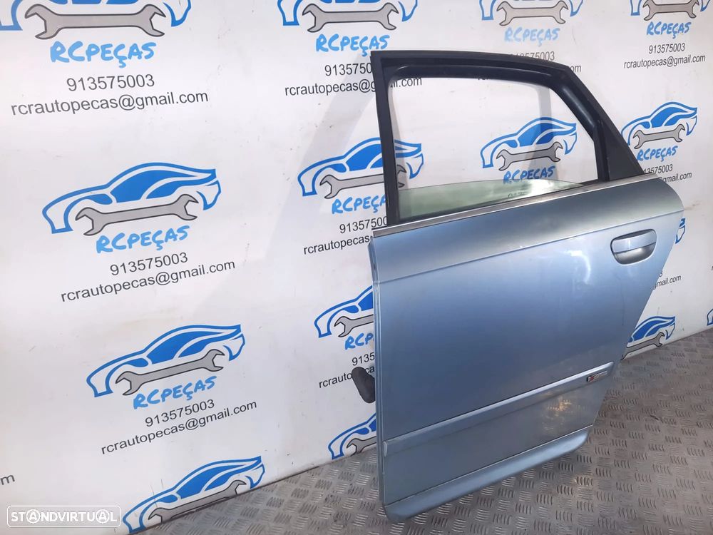 PORTA TRASEIRA TRÁS ESQUERDA AUDI A4 B7 SEDAN S LINE 8E0833051J FECHO ELEVADOR MOTOR PUXADOR VIDRO - 5