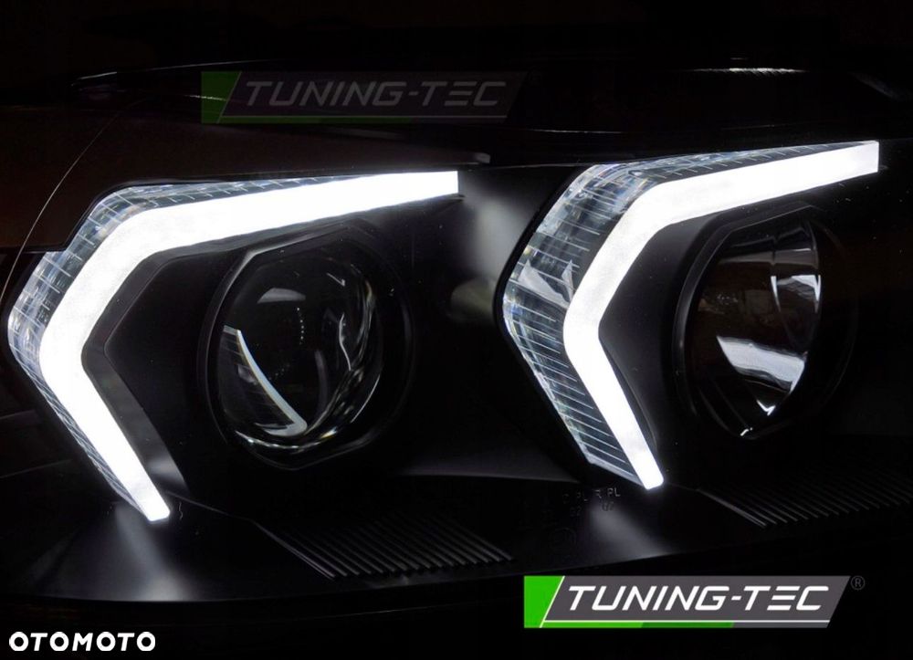 Reflektor Lampa kpl Ringi Angel LED Neon 3d-G20 Tuning Black Bmw 3 e90 e91 - 5
