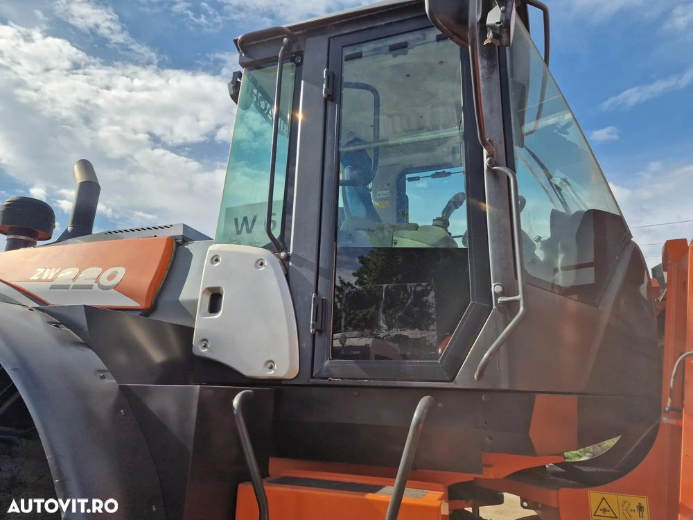 Hitachi ZW220-6, cupa 3,5mc, 2018, 10.546h, produs in JAPONIA, Anv 23,5R25 80% ok, Masa operationala 20 tone, camera luat vederi spate, consum mediu 10,5l/ora, Stare foarte buna, posibilitate leasing 3 ani, AC Climatronic, computer in PROMOTIE 53.900 EUR+Tva - 20