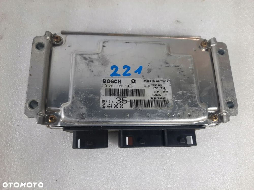 STEROWNIK KOMPUTER SILNIKA Peugeot 307 I 1.6 B - 1
