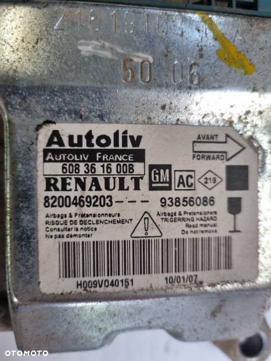 MODUŁ SENSOR PODUSZEK AIRBAG TRAFIC VIVARO 01-14r. EU - 2