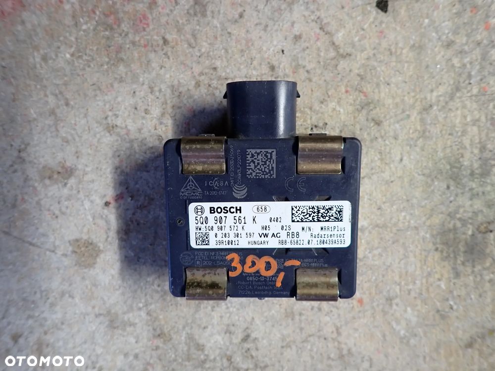 VOLKSWAGEN AUDI SKODA RADAR SENSOR MODUŁ DISTRONIC 5Q0907561K - 1