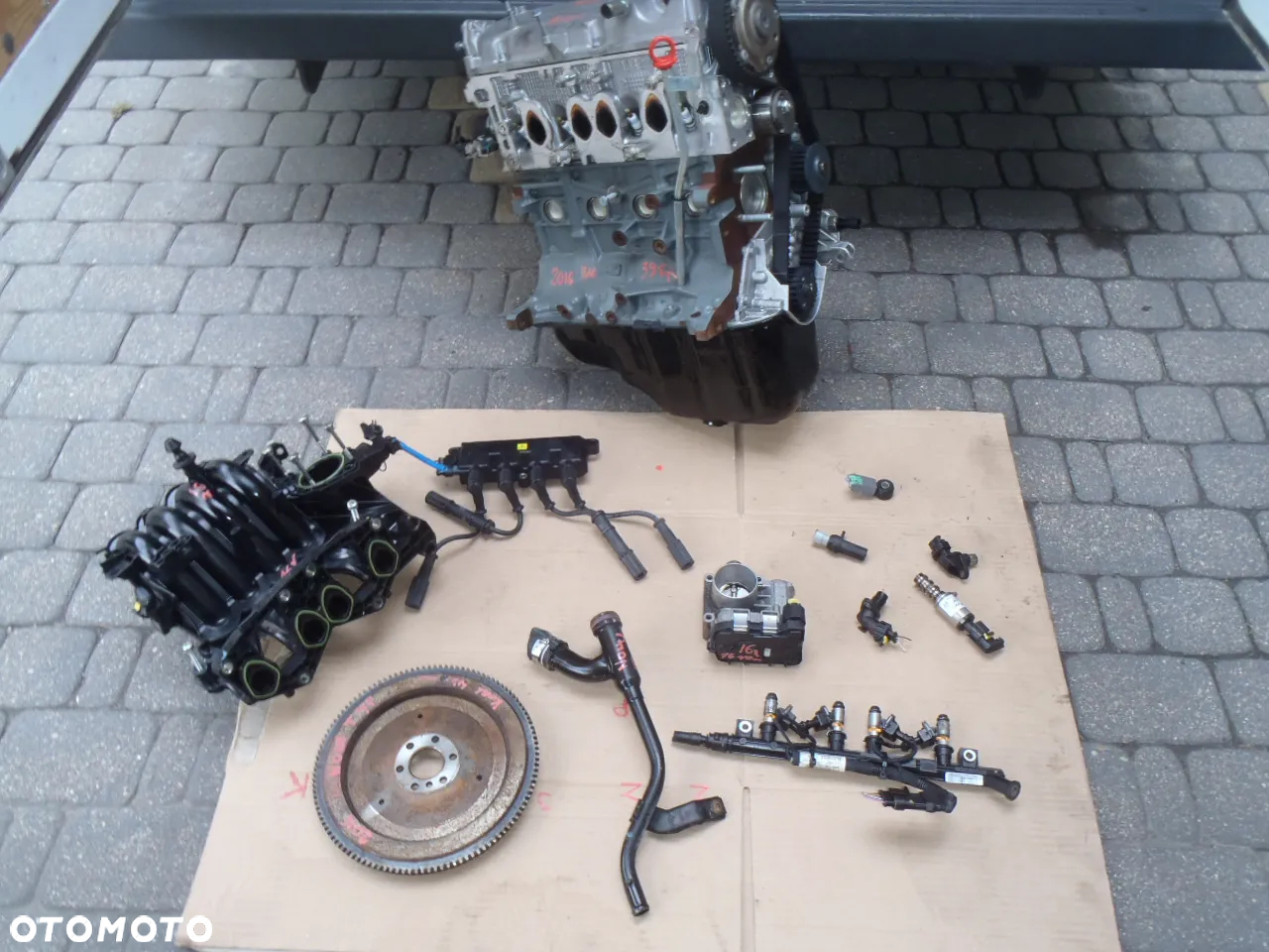 silnik motor głowica blok wał wałek fiat panda 500 punto grande evo lancia ypsilon ford ka 1.4 8v 1.2 8v na wkręcanym korku jak nowy igła - 23