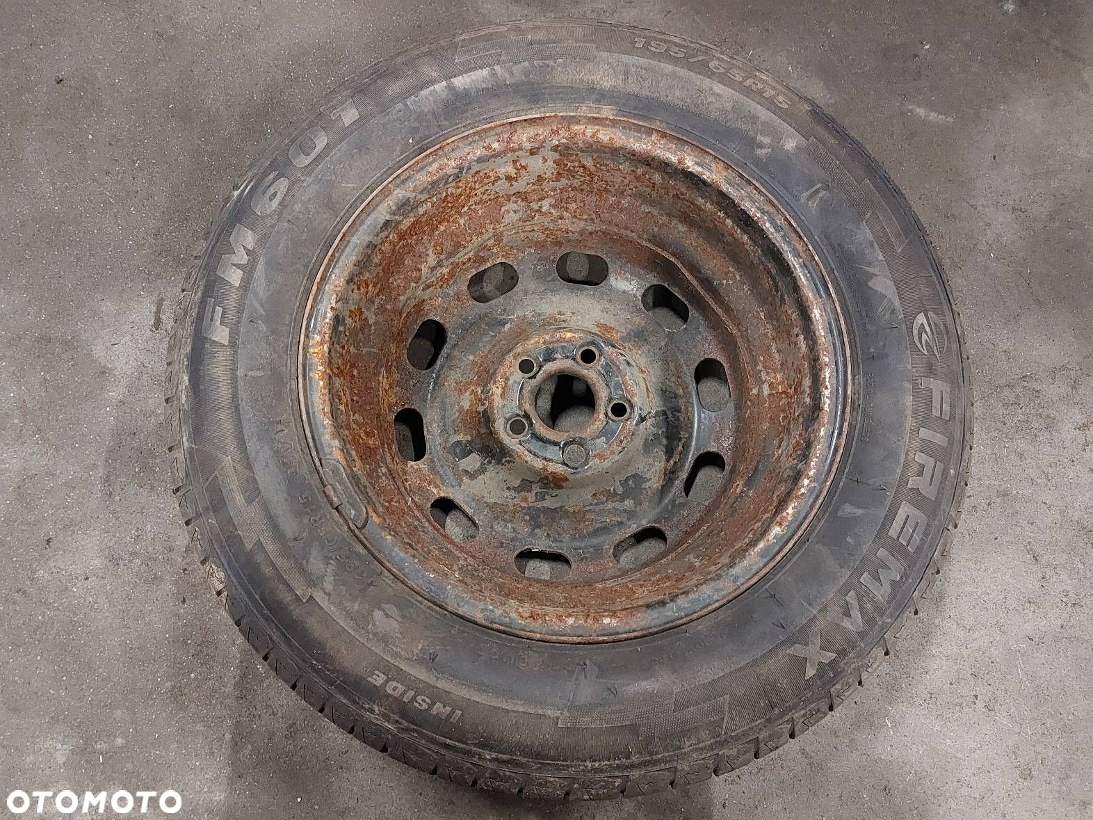 KOŁO FELGA OPONA ZAPAS 5X100 6Jx15 ET38 FI57,1 195/65R15 AUDI VW SKODA - 7