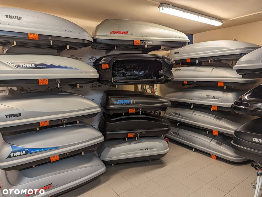 Bagażnik dachowy poprzeczki belki dachowe relingi oryginalne Thule nowe używane - 8