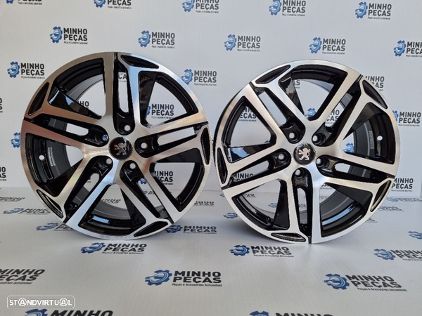 Jantes Peugeot 308 em 16 Black (5x108)