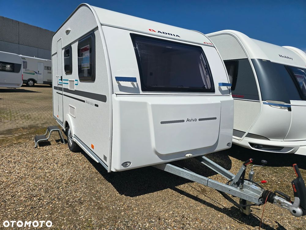 Adria lekka AVIVA 360 DK piętrus 4osoby 3m głęboki namiot przyczepa kempingowa camping hobby knaus fend adria - 9