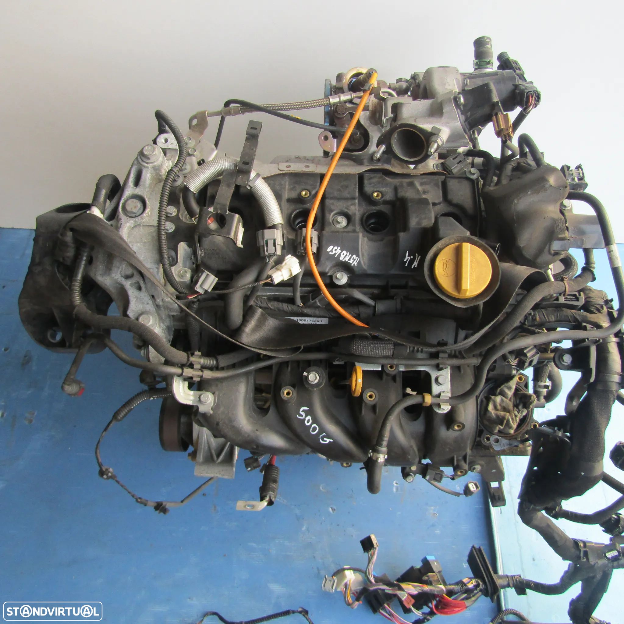 Motor Renault 1.6 Tce com referencia M5MB450 - 1