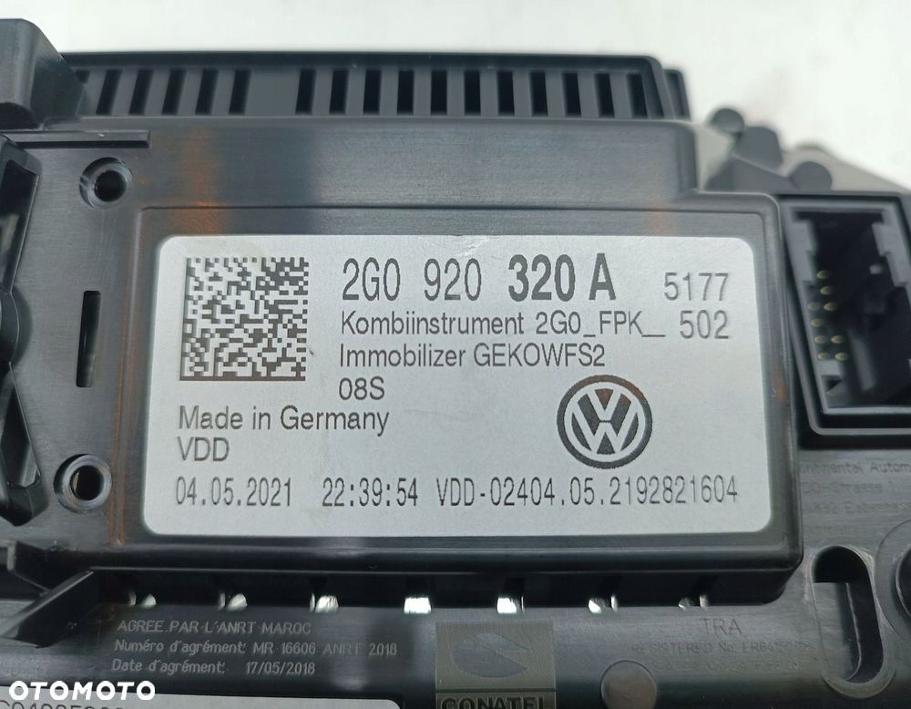 ZEGARY LICZNIK WYŚWIETLACZ VIRTUAL COCKPIT VW T-CROSS 1.0 2G0920320A - 6