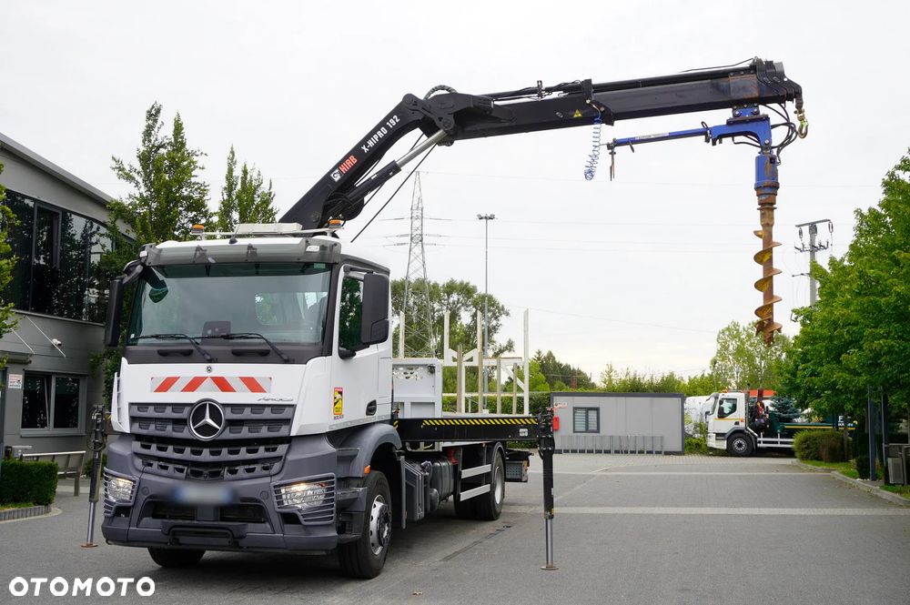 Mercedes-Benz Arocs 1833 4×2 / 50 tys. km! / HDS HIAB X-HIPRO 192 ES-3 / Pilot / Wiertło / 3 szt._260270 - 16