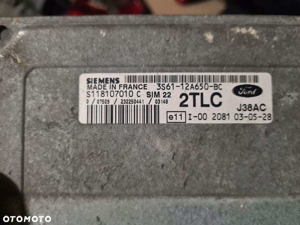 komputer silnika 3s61-12a650-bc fiesta mk6 1.25 - 2