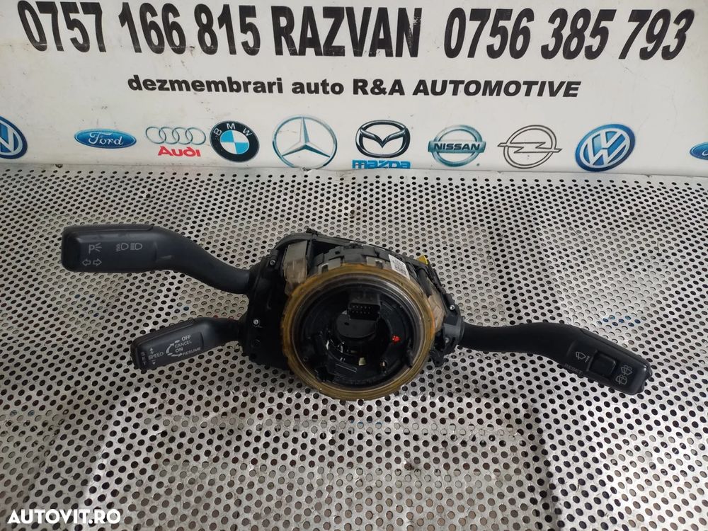 Ansamblu Banda Spira Spirala Volan Airbag Maneta Semnalizare Stergatoare Tempomat Audi Q7 4L Cod 4F - 4