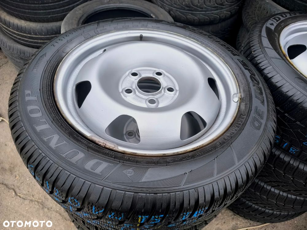5x120 Felgi Stalowe Stal Strukturalne 17C 17 C Koła Zimowe Zima VW T5 T6 Transporter Caravelle Multivan 5mm Legnica ALU-RAD 215/60 7,5-6,5mm - 5