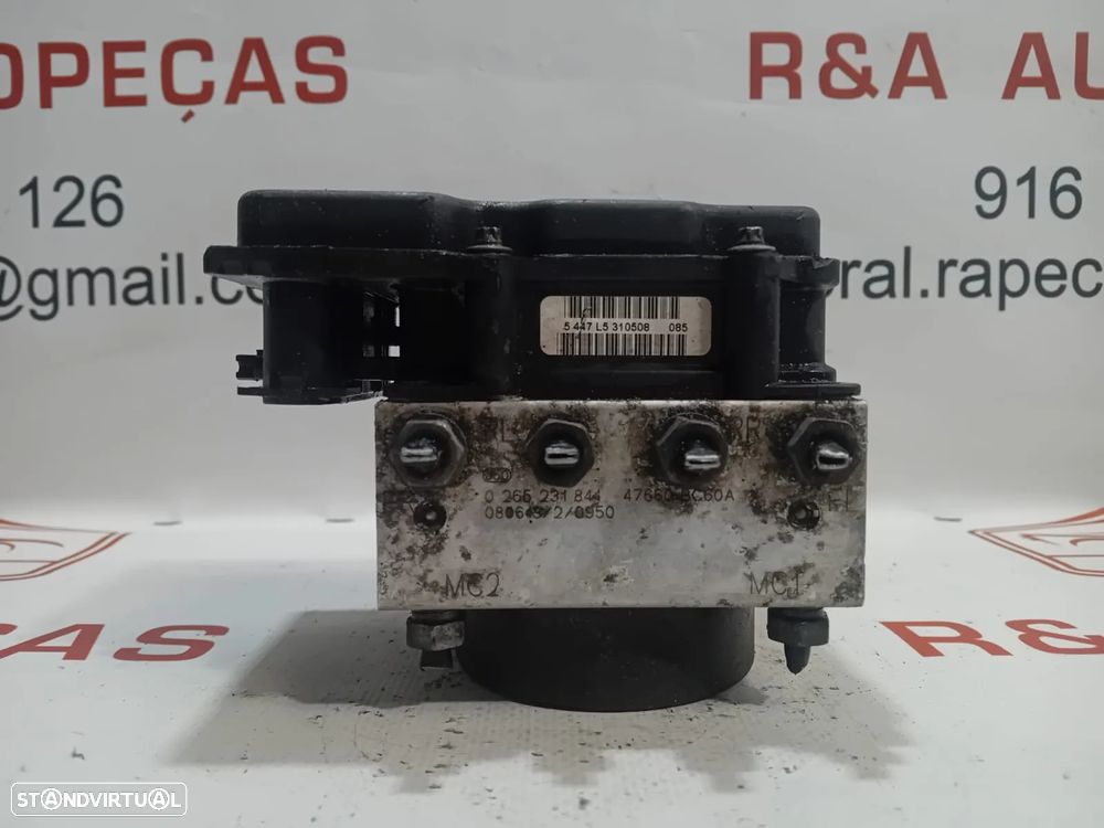 Módulo Abs Nissan Micra III K12 0265231841 47660BC60A 080643200950 544L5310508 085 0265800574 88531H0648 Original - 1