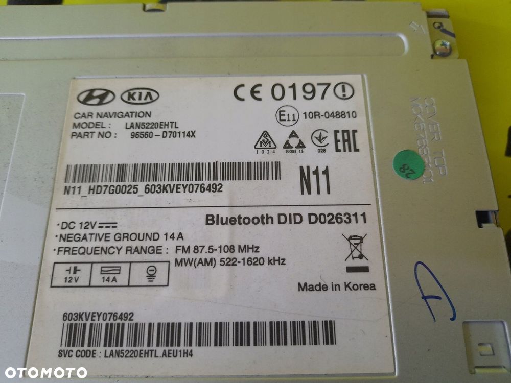 RADIO NAWIGACJA 96560-D70114X HYUNDAI TUCSON III 16R - 3