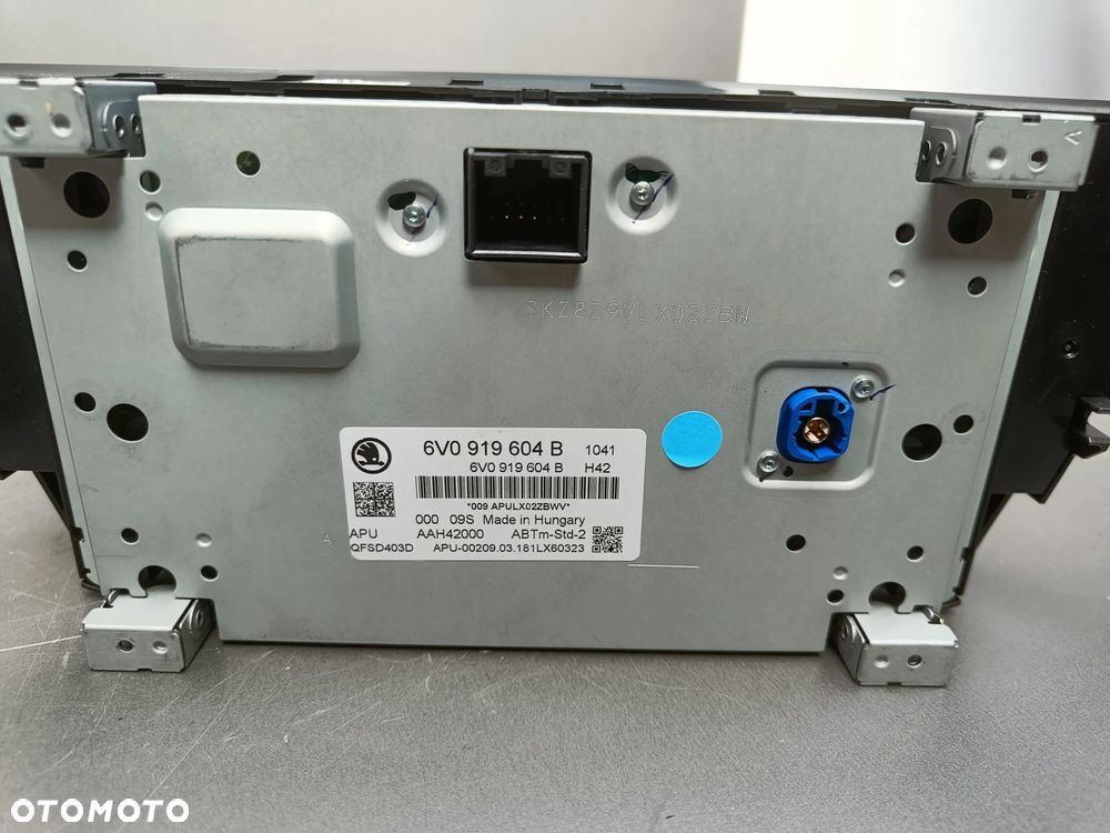 Radio Skoda Fabia 3 III Wyświetlacz Jednostka Czytnik 5Q0035842C 6V0919604B - 11